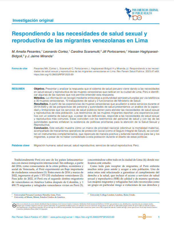 respondiendo necesidades